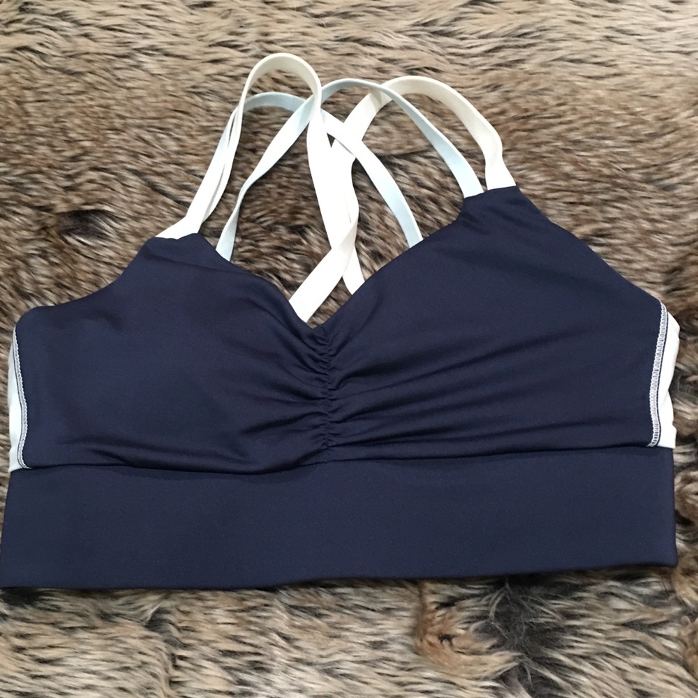 handful Double Down Bra Color Night Swim Navy *Size XS*